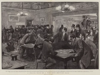 Redada policial en un club de apuestas del West-End